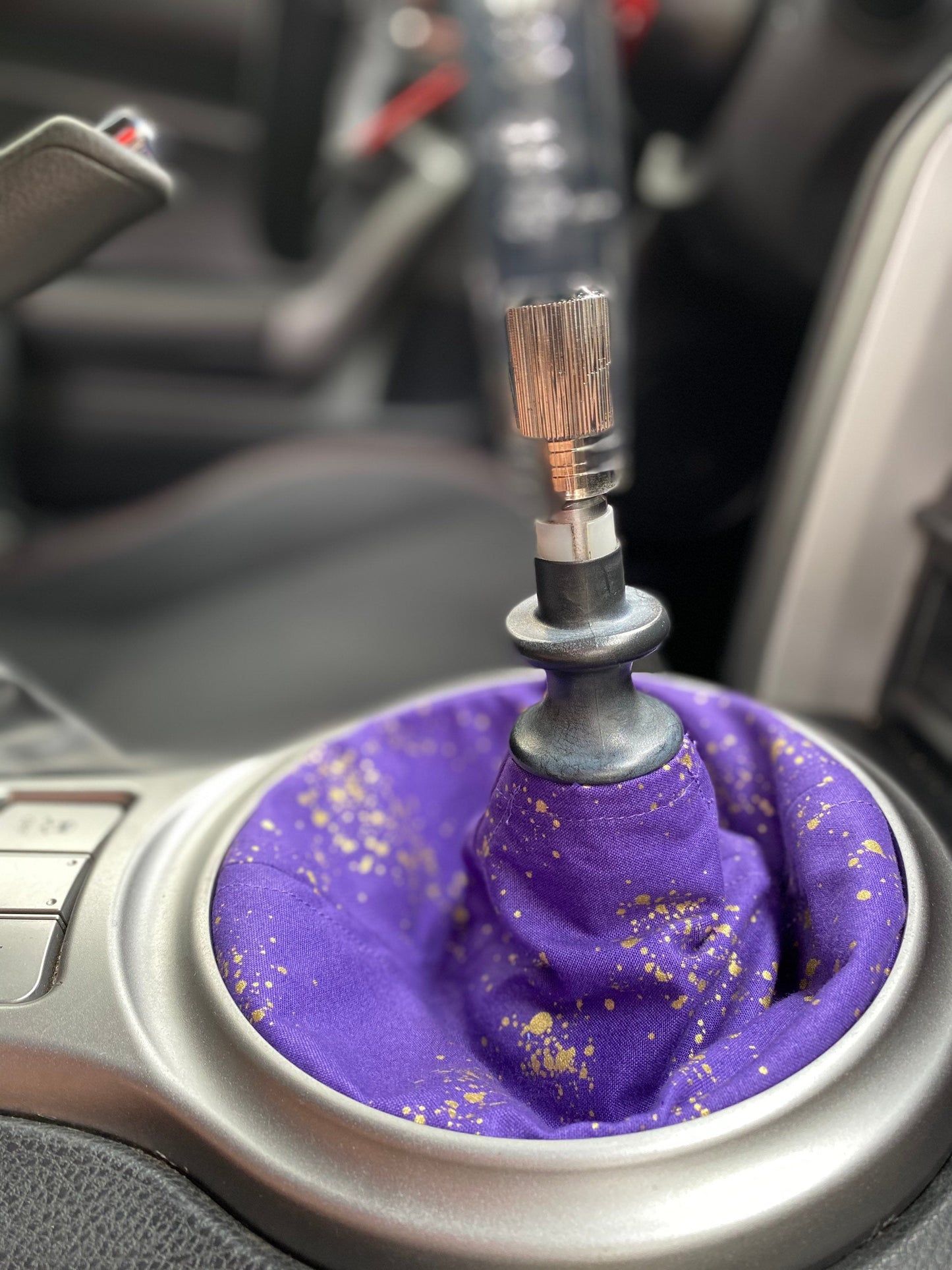 Purple Gold Calico Shift Boot