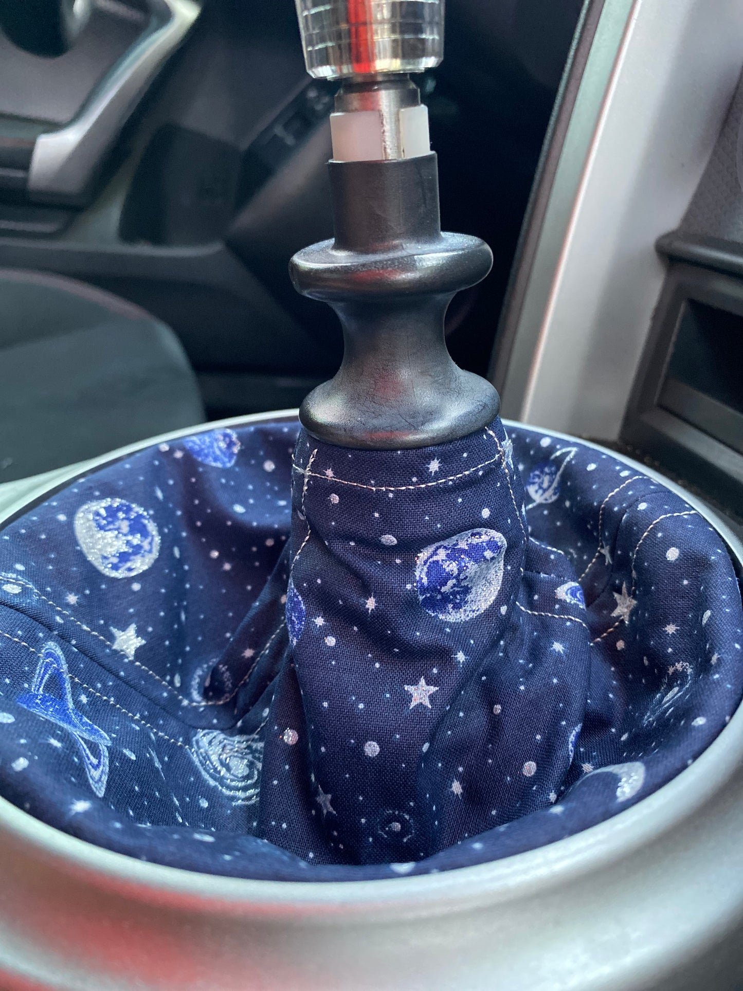 Blue Galaxy Planets Shift Boot