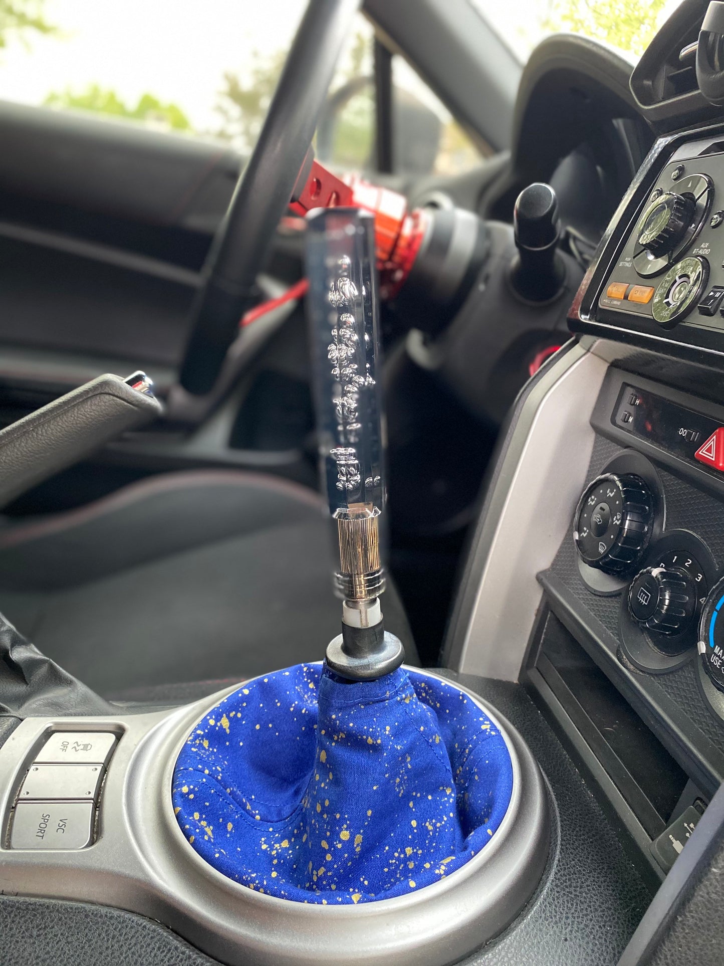 Blue Gold Calico Shift Boot