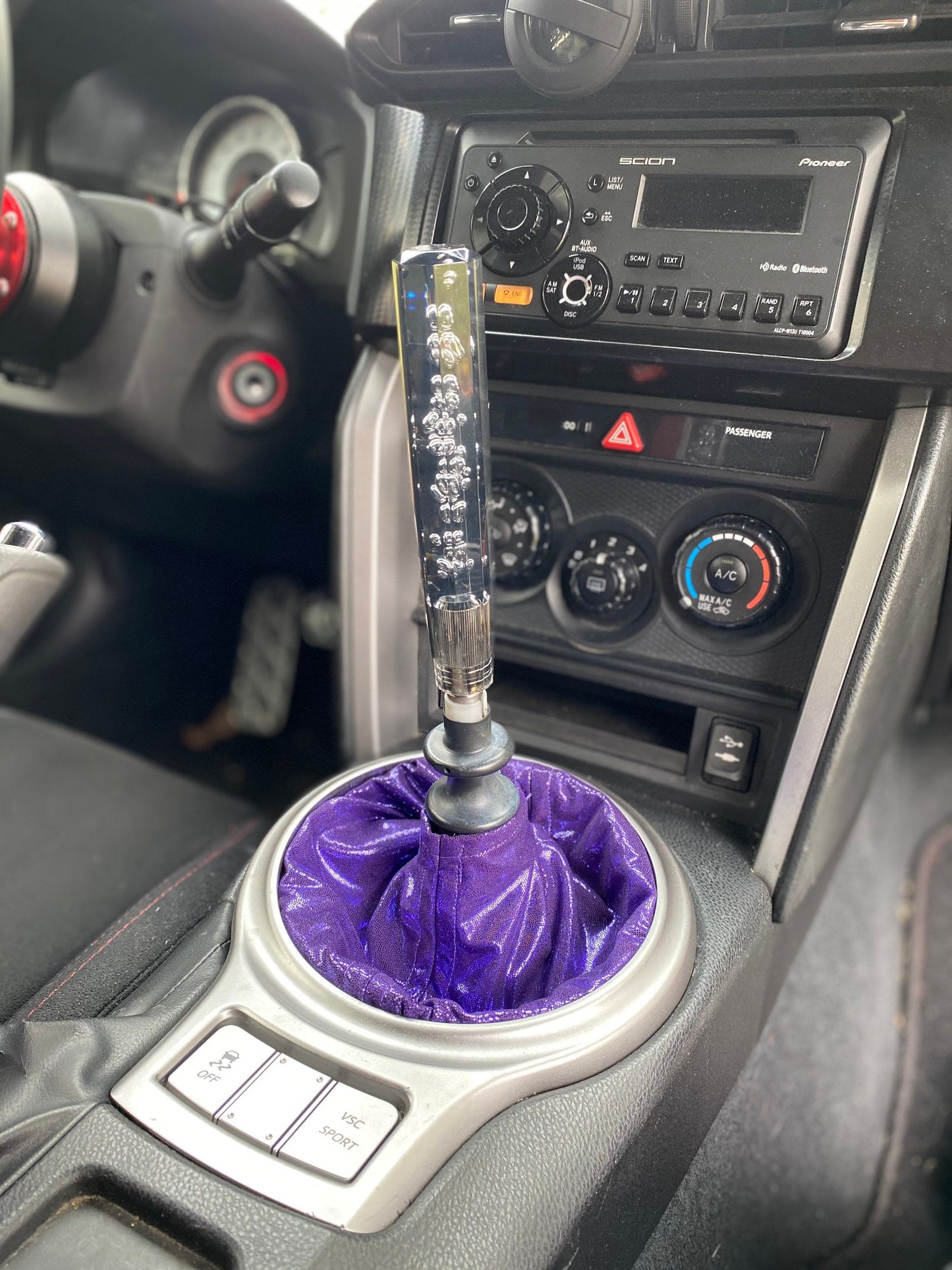 Purple Shine Shift Boot