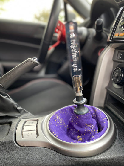 Purple Gold Calico Shift Boot