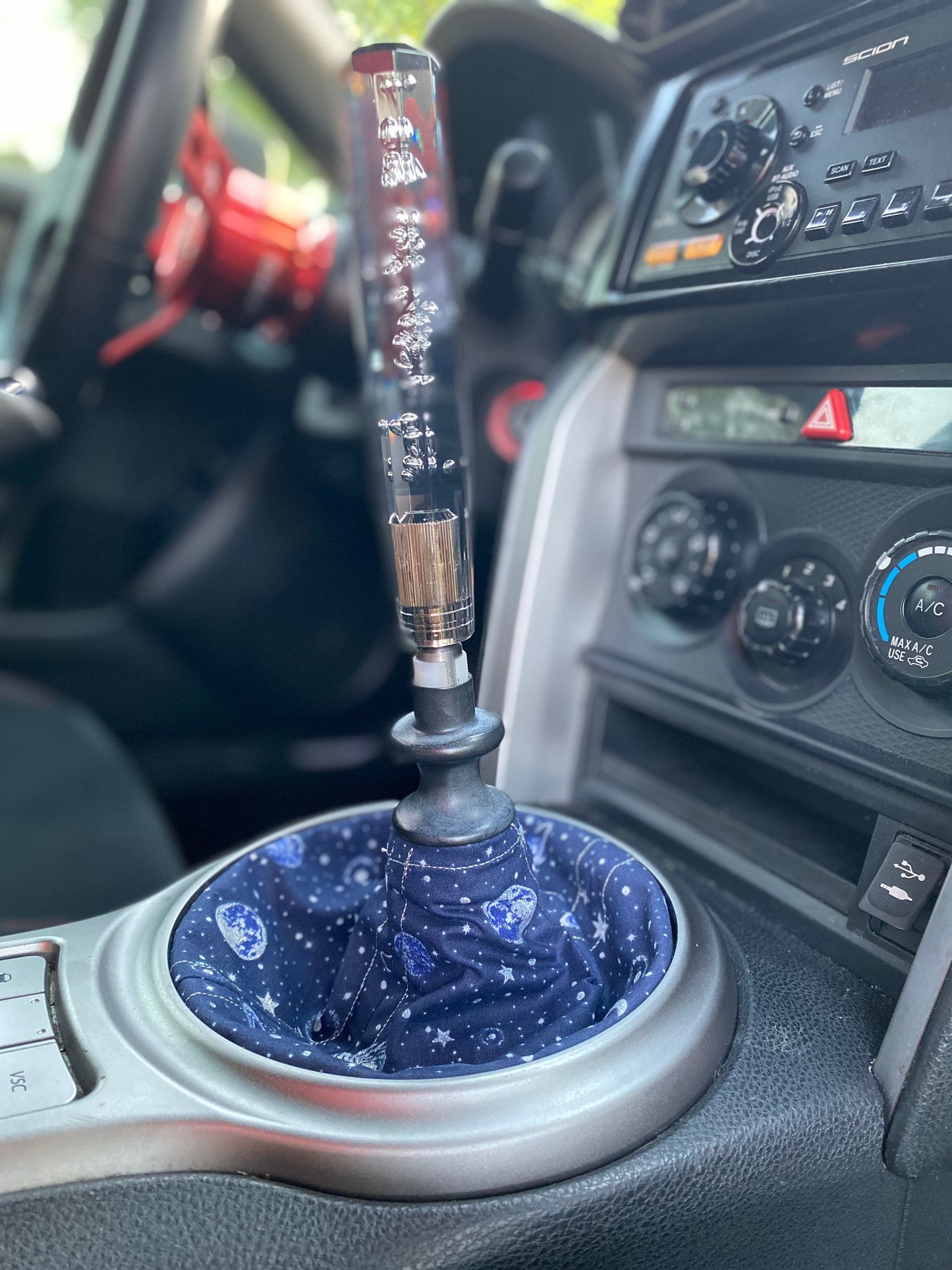 Blue Galaxy Planets Shift Boot