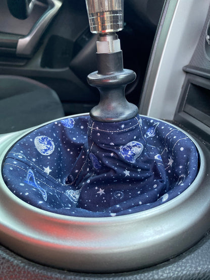 Blue Galaxy Planets Shift Boot