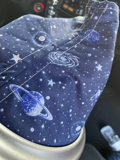 Blue Galaxy Planets Shift Boot