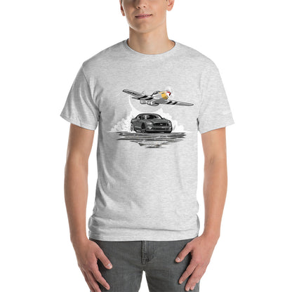 GT Mustang & p-51 Mustang - Short Sleeve T-Shirt