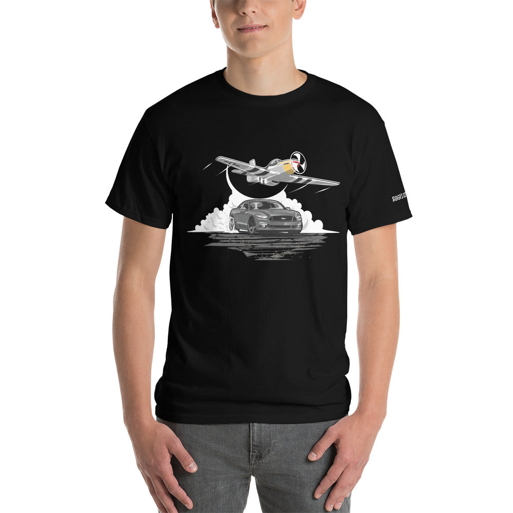 GT Mustang & p-51 Mustang - Short Sleeve T-Shirt