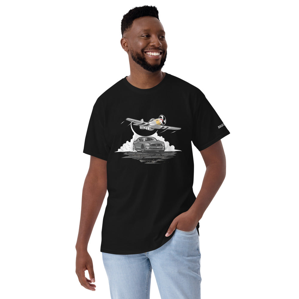 GT Mustang & p-51 Mustang - Short Sleeve T-Shirt