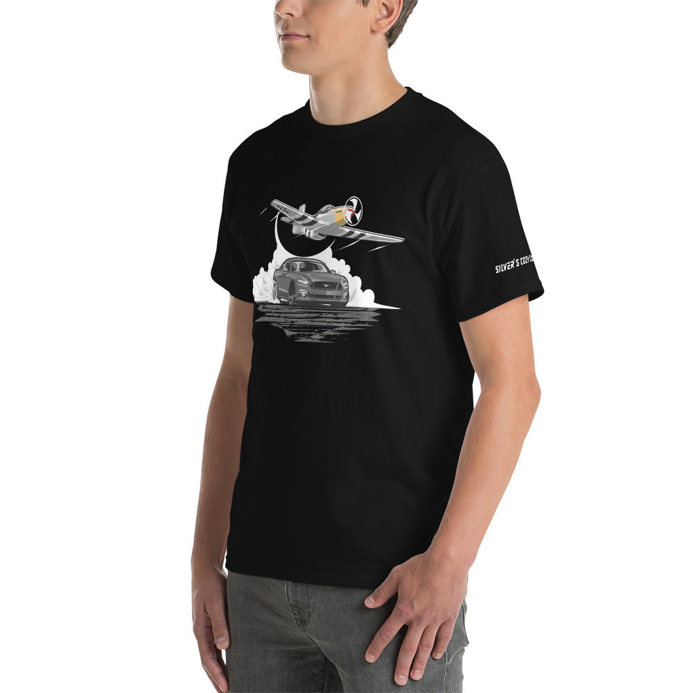 GT Mustang & p-51 Mustang - Short Sleeve T-Shirt