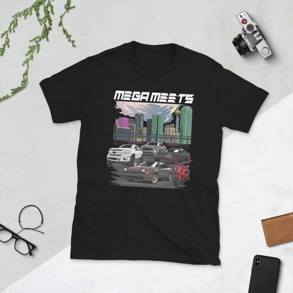 MEGA MEETS - Short-Sleeve Unisex T-Shirt