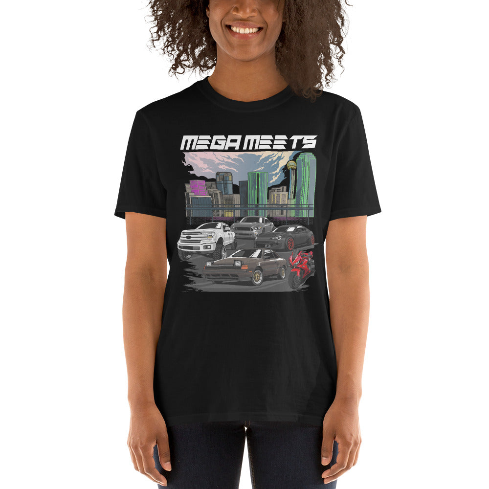 MEGA MEETS - Short-Sleeve Unisex T-Shirt