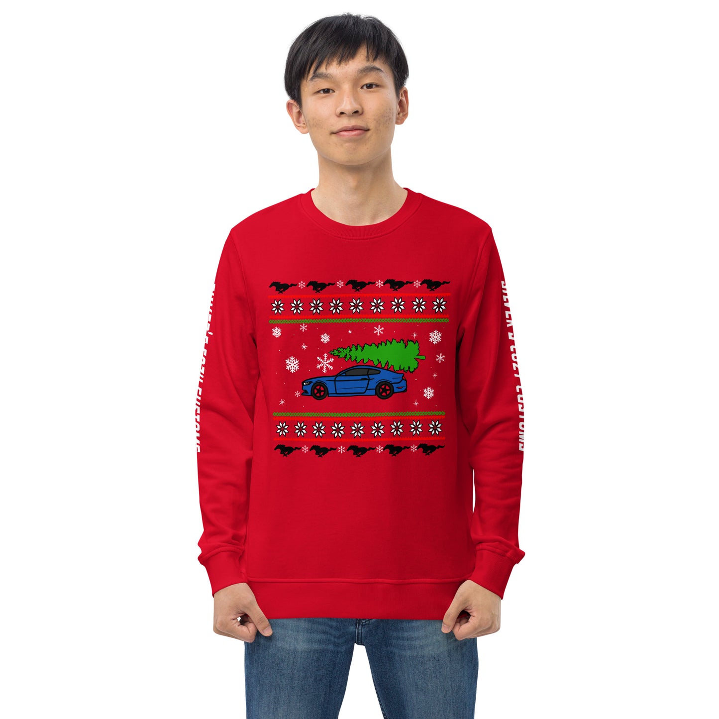 EcoBoost Christmas- Unisex organic sweatshirt