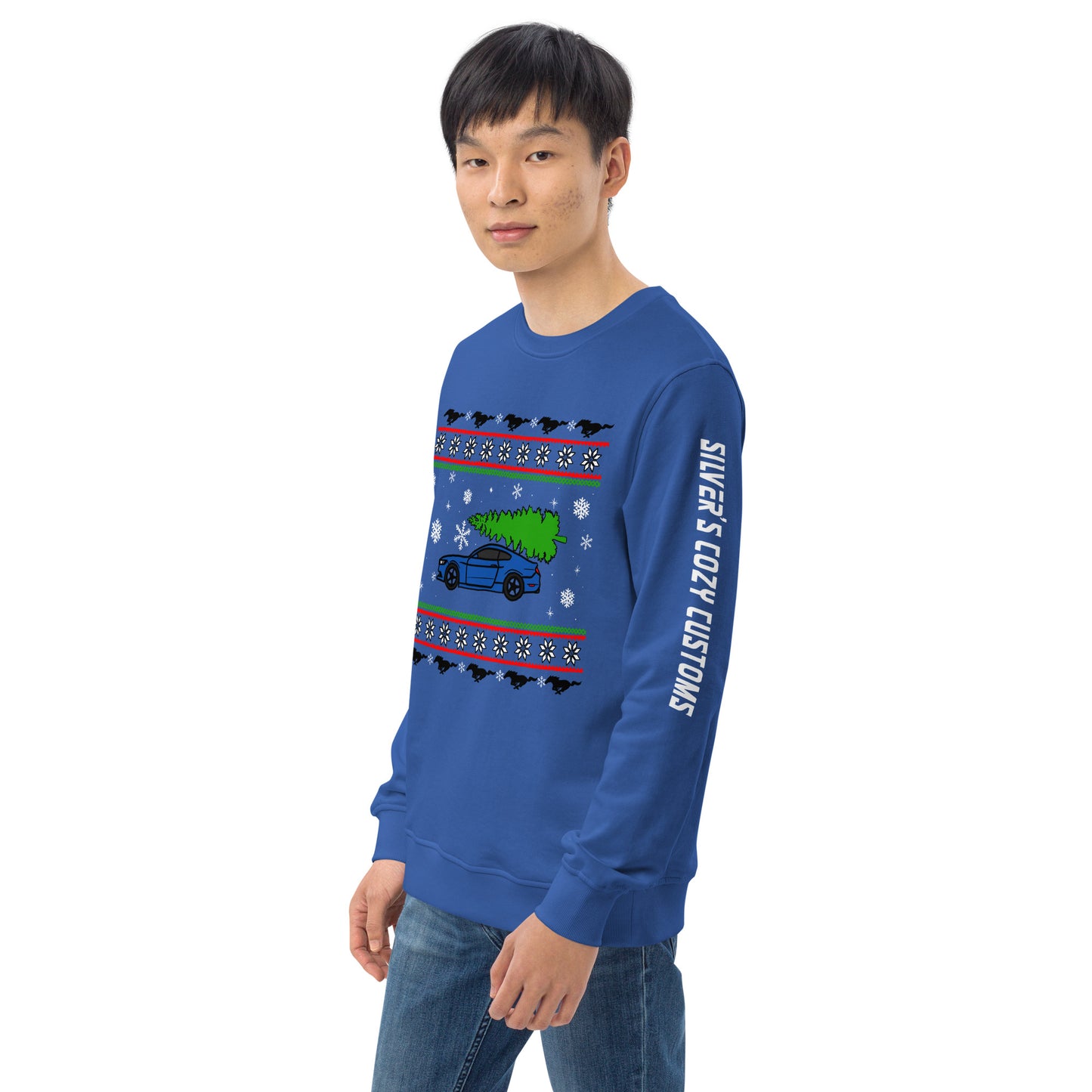 EcoBoost Christmas- Unisex organic sweatshirt