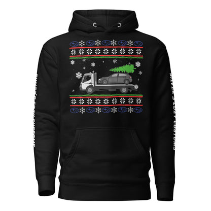 Christmas towed Impreza - Unisex Hoodie