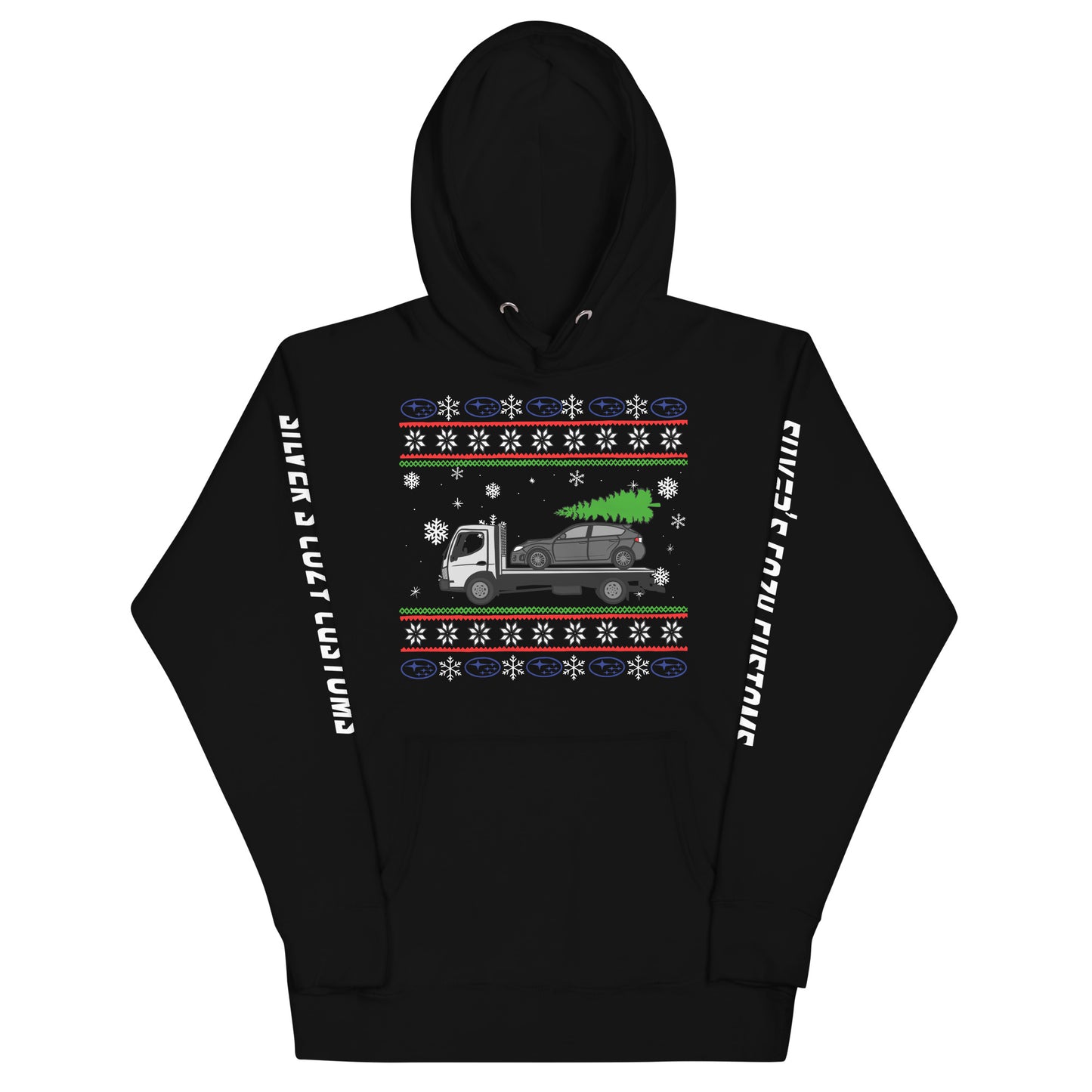 Christmas towed Impreza - Unisex Hoodie