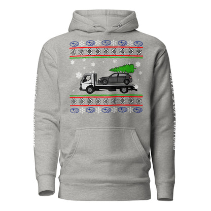 Christmas towed Impreza - Unisex Hoodie