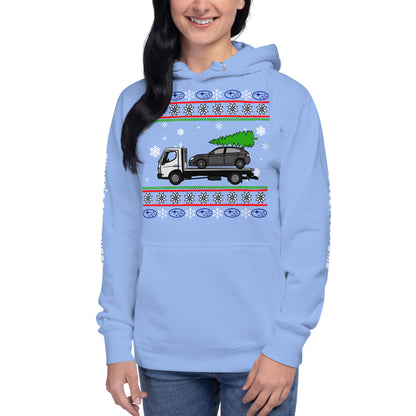 Christmas towed Impreza - Unisex Hoodie