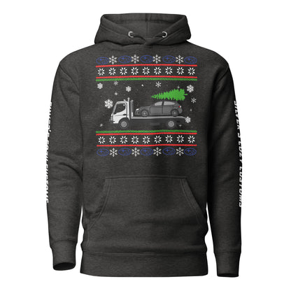 Christmas towed Impreza - Unisex Hoodie