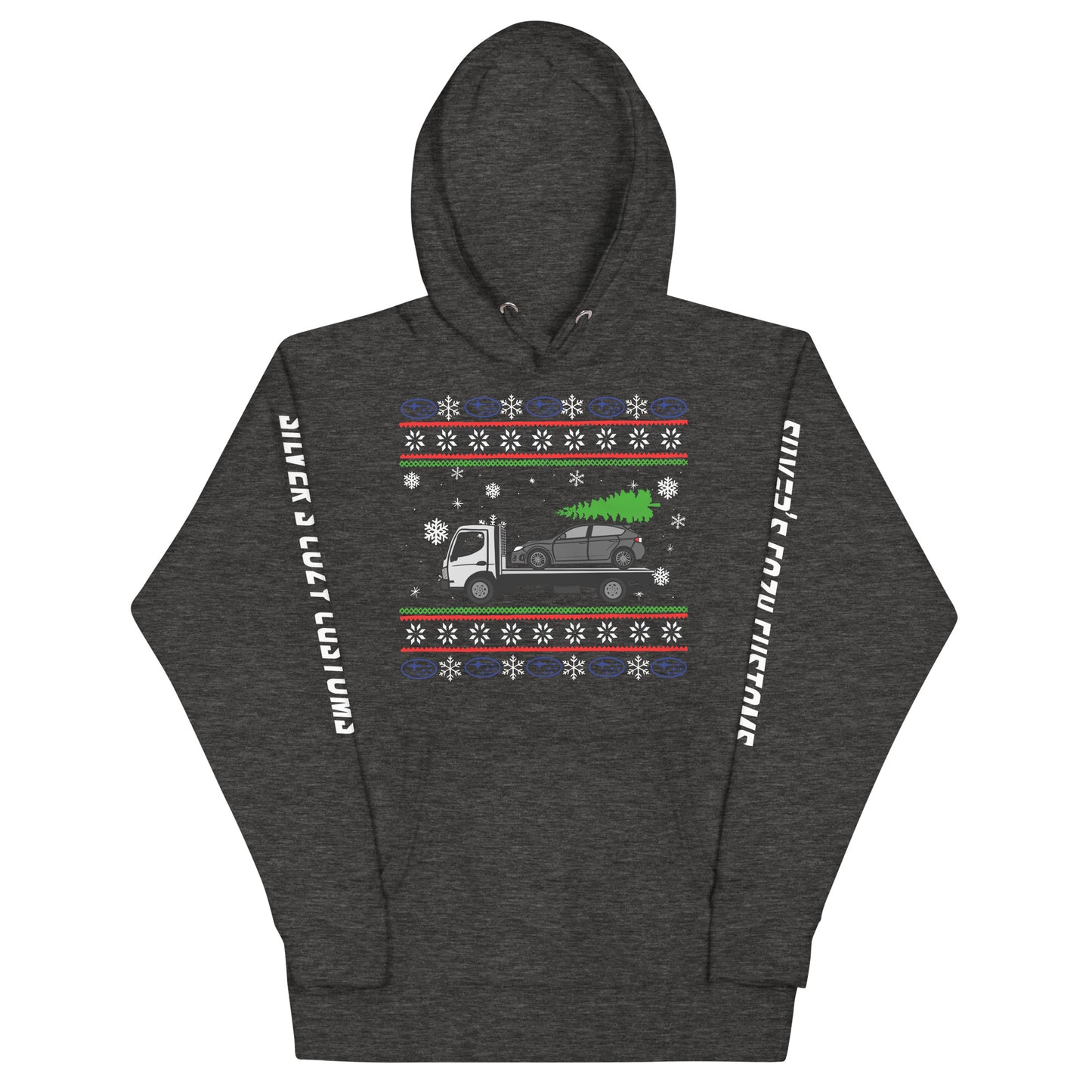 Christmas towed Impreza - Unisex Hoodie