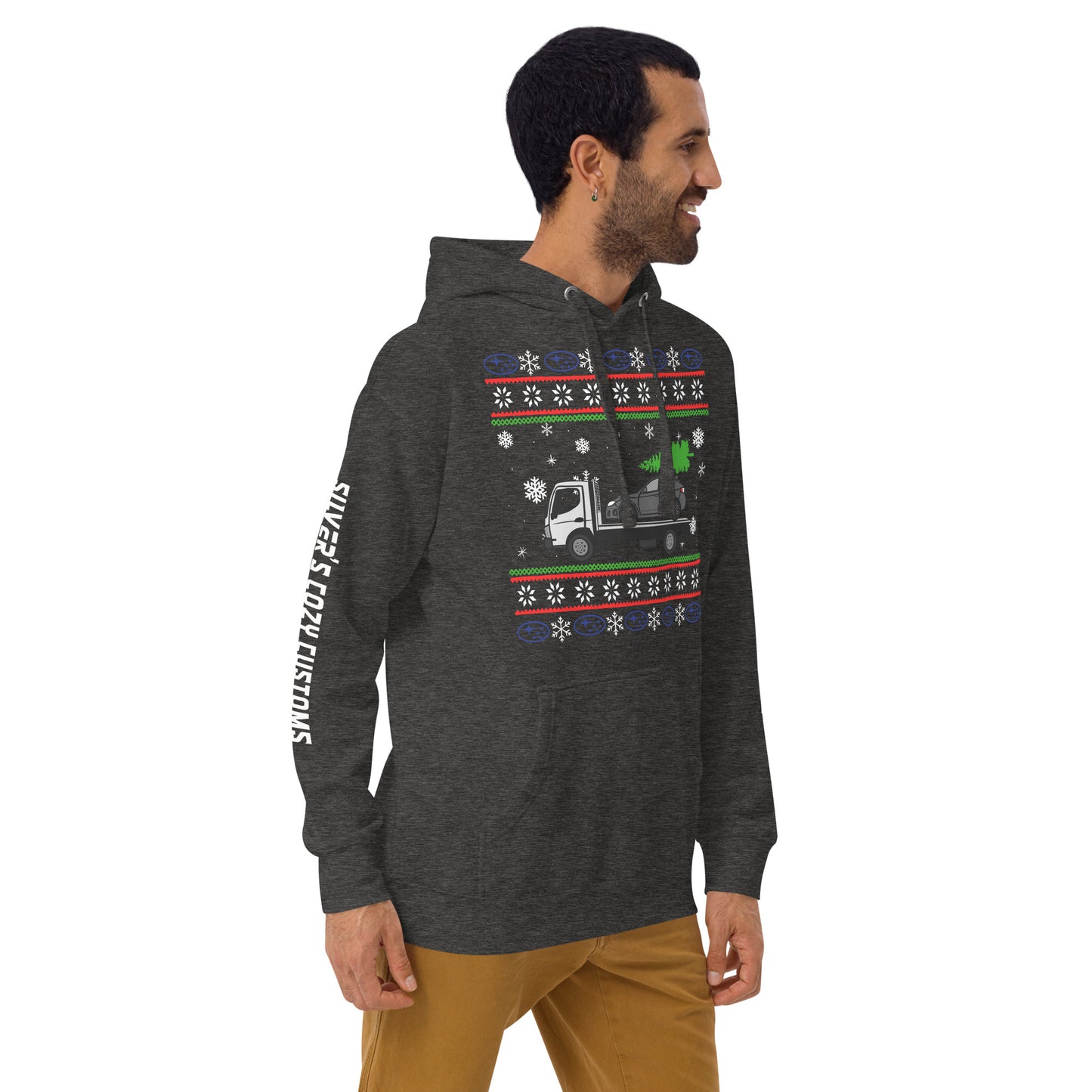 Christmas towed Impreza - Unisex Hoodie