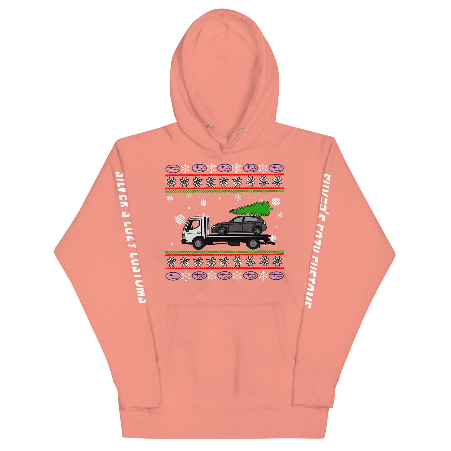 Christmas towed Impreza - Unisex Hoodie