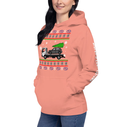 Christmas towed Impreza - Unisex Hoodie