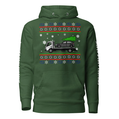 Christmas towed Impreza - Unisex Hoodie