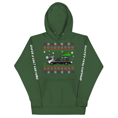 Christmas towed Impreza - Unisex Hoodie