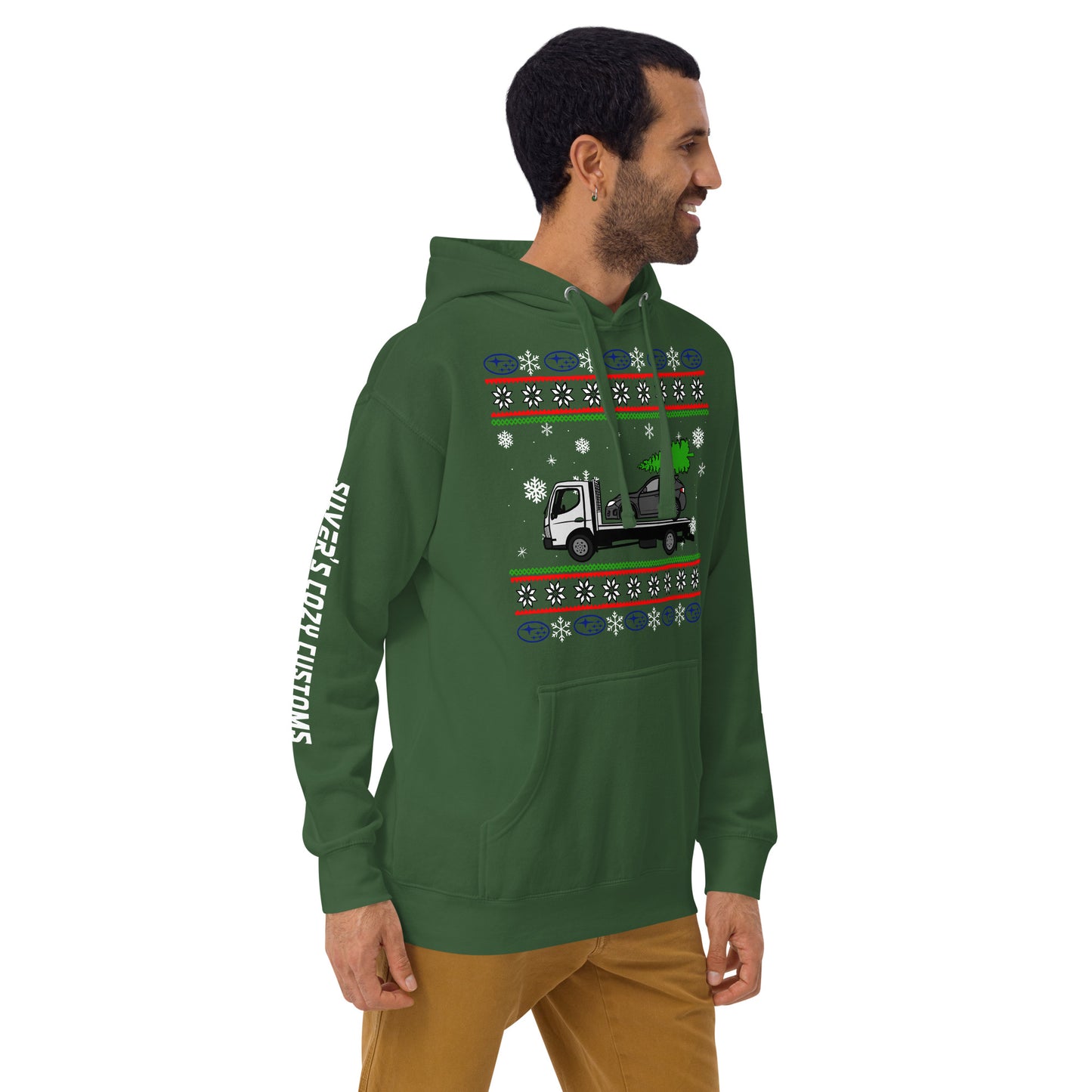 Christmas towed Impreza - Unisex Hoodie