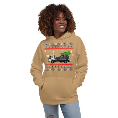 Christmas towed Impreza - Unisex Hoodie