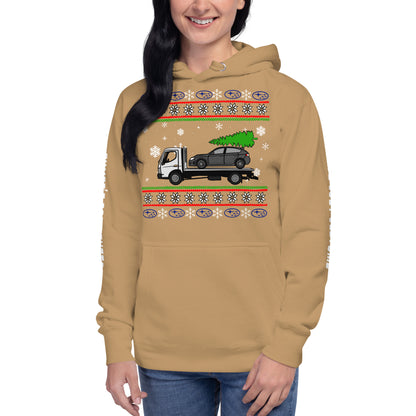 Christmas towed Impreza - Unisex Hoodie