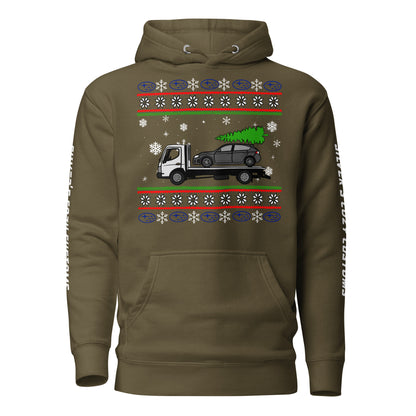 Christmas towed Impreza - Unisex Hoodie