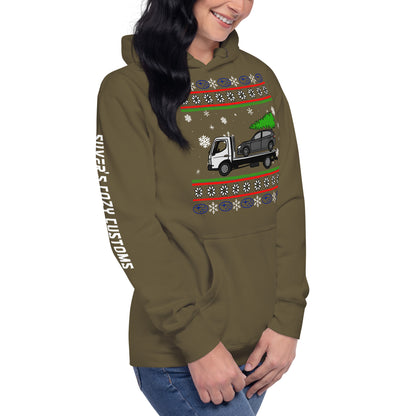 Christmas towed Impreza - Unisex Hoodie