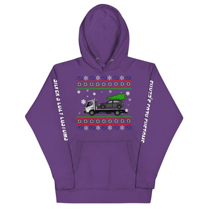 Christmas towed Impreza - Unisex Hoodie