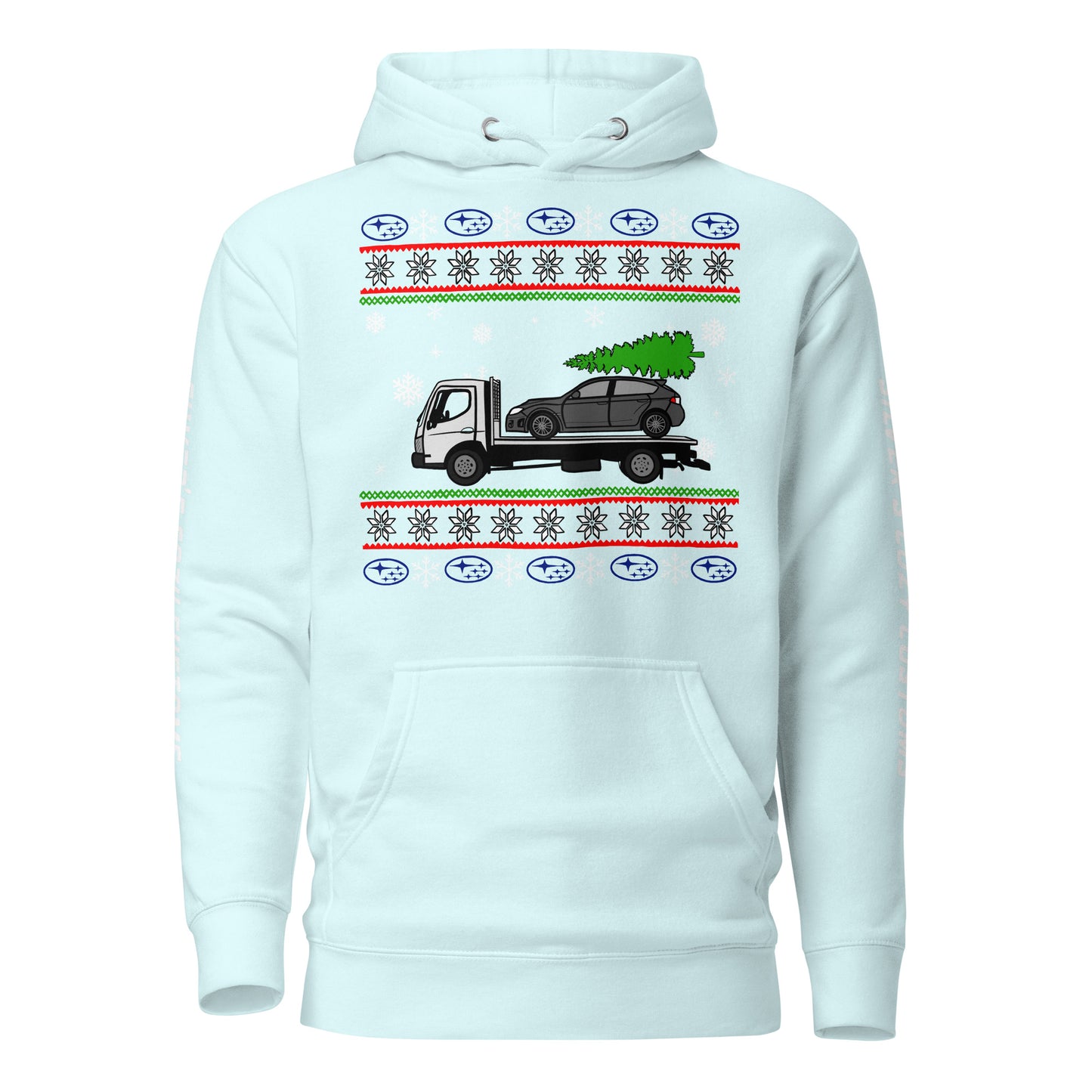 Christmas towed Impreza - Unisex Hoodie