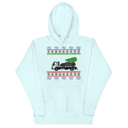 Christmas towed Impreza - Unisex Hoodie