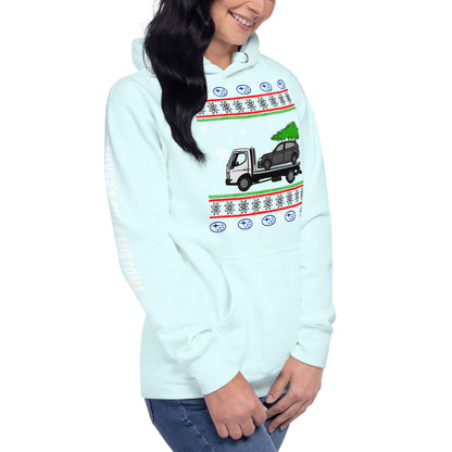 Christmas towed Impreza - Unisex Hoodie