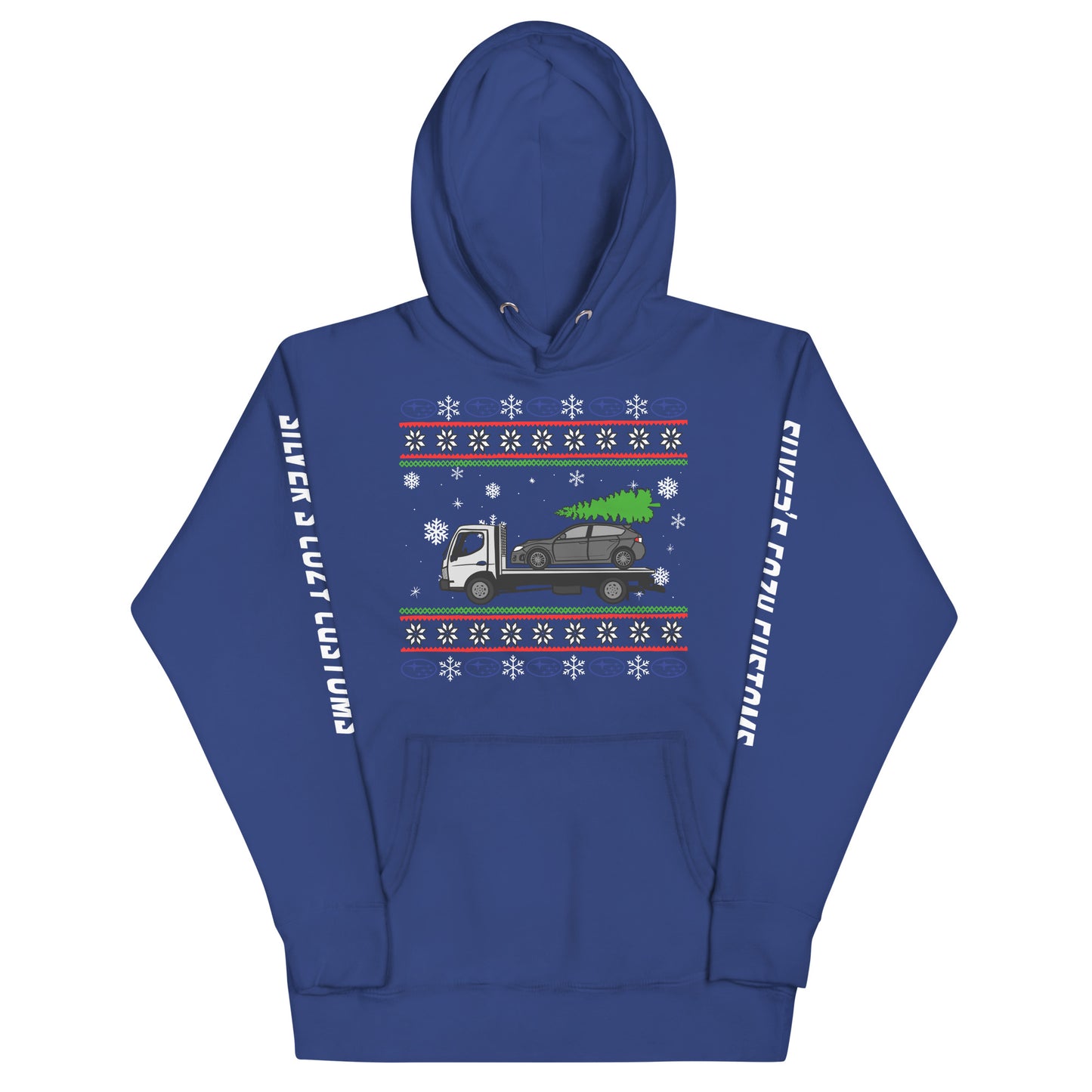 Christmas towed Impreza - Unisex Hoodie