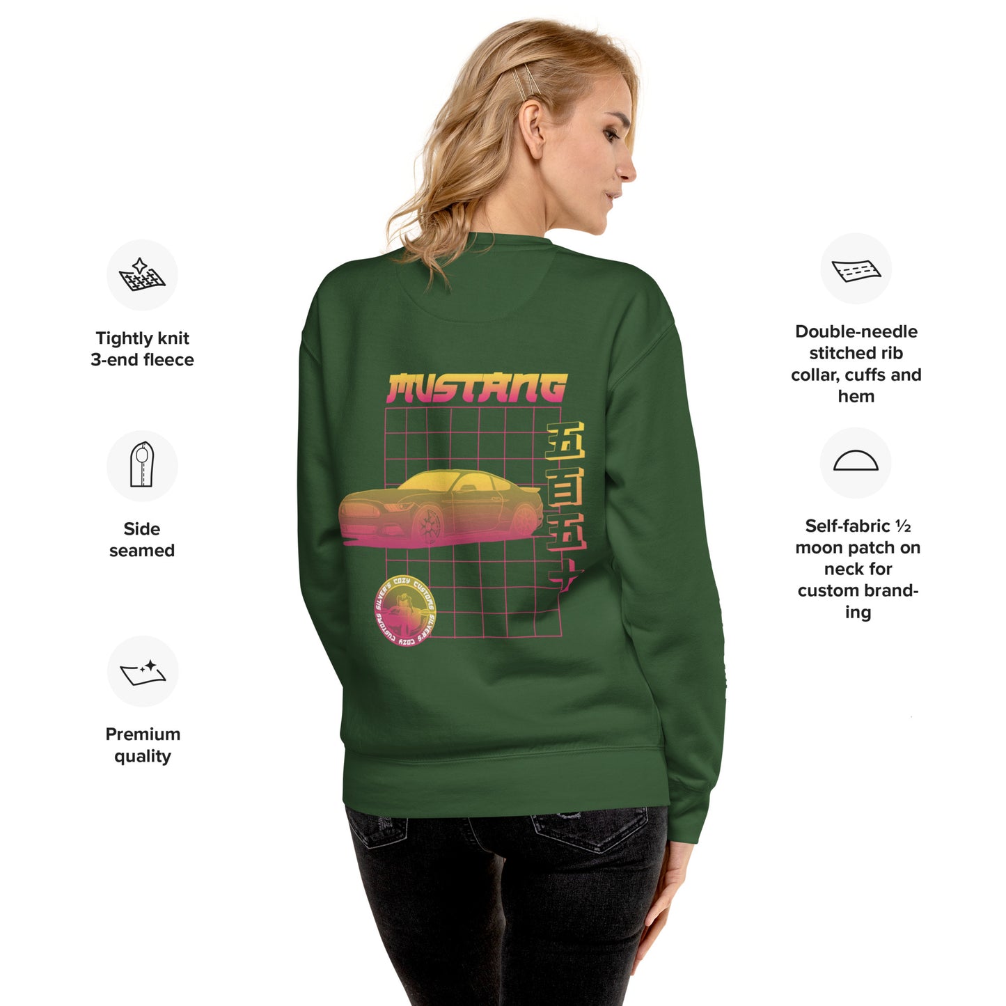 Paradise Mustang - Premium Sweatshirt